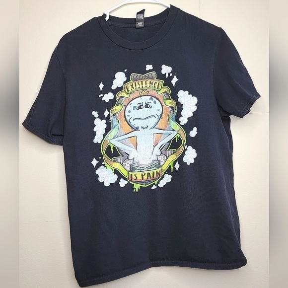 Rick & Morty Existence Is Pain Short Sleeve Tee, Size Medium - Picture 1 of 2